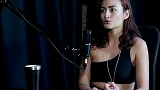 Yo, Kamilla Werneck caught in a wild orgy with sheer red lingerie!