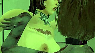 Young transsexual engages in bisexual lesbian sex