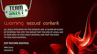 lovely nikki lavay sucks cock and fucks hard