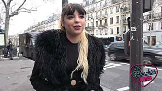 naomie, the french brunette slut, loves teasing before hard anal