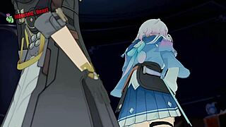 Wow, Honkai Stelle and March 7th in wild hentai action!