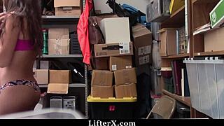 Teen suspect concealing merchandise in office 😏