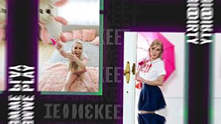 Horny stepdaddy strips naked and fucks his innocent stepdaughter hard with big cock