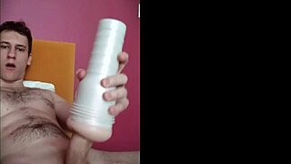 Pretty Boy Uses Toy To Help Him Cum?