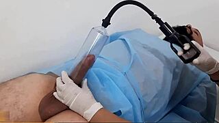 Doctor Massages Patient’s Cock to Grow Bigger, Gets Aroused for Full Insertion