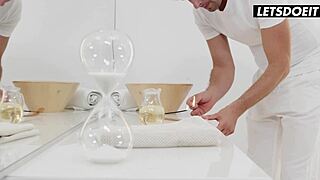 Young blonde Lika Star gets steamy with big dick masseur. Her fantasy fuck unfolds at WhiteBoxxx.