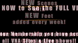 Tan teen Sabrina Banks, 18+, works her cute feet for a hot footjob. She’s petite and skilled at it!