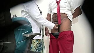 Can a woman inspect a schoolboy's shaft in public hospital?