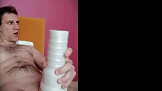 Pretty Boy Uses Toy To Help Him Cum?