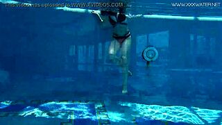 Sheril Blossom HOT RUSSIAN UNDERWATER in bikini pool