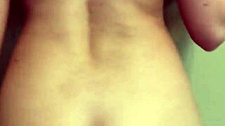 Latina slut shakes ass then gives wet blowjob and swallows cum