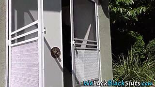 i fucked busty ebony hottie with cumshot and blowjob