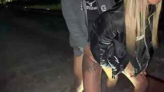 wife asks for help crossing tracks and bangs the helpful guy