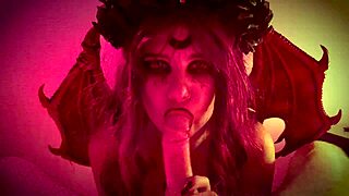 Wow, Halloween sex with a demon girl!