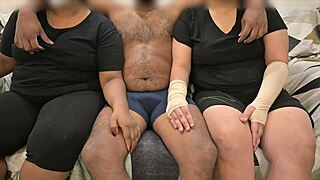 Threesome Handjob Blast!