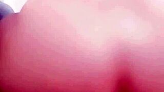 Young Teen 18+ Rides Huge Dildo After Watching Adult Japanese Film