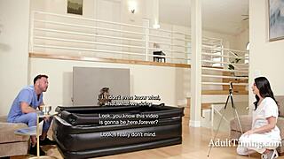 i’ll never forget this nuru massage from my British colleague. Seth Gamble and Gal Ritchie made it unforgettable.