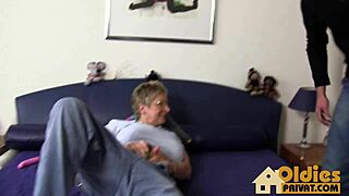 Dialogic Young boy, tell me how you ended up with granny last night.