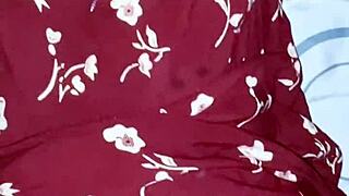 Skinny asian teen with big natural tits reaches orgasm in homemade girl next door scene