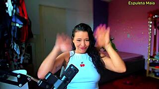 espuleta maia holds back from cumming too soon in roleplay