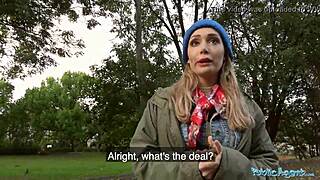 Public Agent Lost Dog Leads To Hot Outdoors Sex