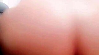 Young Teen 18+ Rides Huge Dildo After Watching Adult Japanese Film