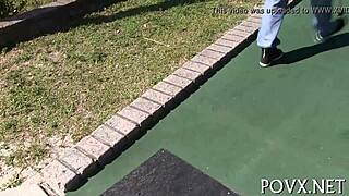 lovely nikki lavay sucks cock and fucks hard