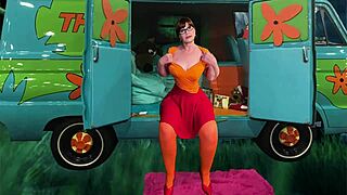 Wow! Granny Velma Dinkley Is Deep Throating Like a Cocksucking Sleuth!