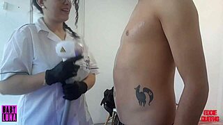 Chubby latina babyluna939 gets laser depilation with happy ending