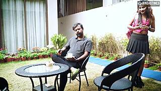 Stepdaughter gets punished by stepfather for dating boyfriend