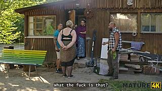 Mature4k - Kinky Blonde Diana Craves Cum from Strangers on Huge Tits