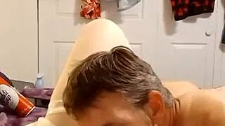 Jerry sucks whip cream off my big tits and eats my pussy until I cum hard in my step cousin's face