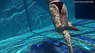 Sheril Blossom HOT RUSSIAN UNDERWATER in bikini pool
