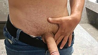 Diogo Brasileiro masturbating solo in brazilian style