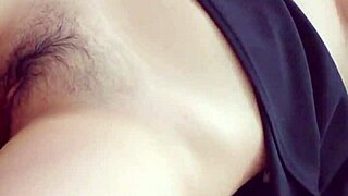 Japanese Girl Sits on You for Web Chat. Hairy Pussy Riding Goes Too Far!