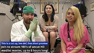 Face Fuck Mina Moon! Humiliate the blonde patient.