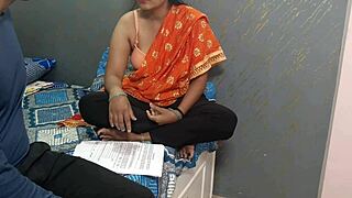 just chatting about village friend's stepmom romance in hindi audio