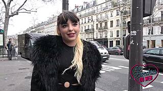 Naomie francúzska brunetka kurva miluje dráždenie pred tvrdým análom