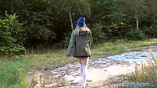 Public Agent Lost Dog Leads To Hot Outdoors Sex