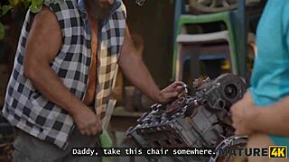 Mature4k - Kinky Blonde Diana Craves Cum from Strangers on Huge Tits