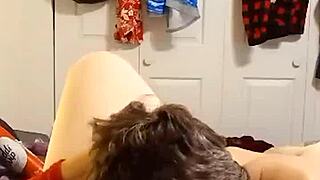 Jerry sucks whip cream off my big tits and eats my pussy until I cum hard in my step cousin's face