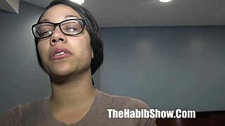 18-year-old freaky sexy thick ghetto hood pussy getting banged hard by monster cock