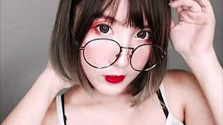 Feeling excited during Airi Habita's jerk off challenge part 2