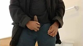 I fantasize about my girlfriend while masturbating slowly in the garage.