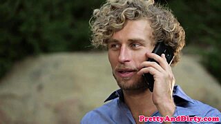 Exclamatory-Provocative Busty Femdom Fucked Hard by Her Slave—Wow!