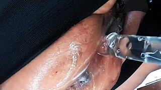 My cunt pig destroyed my new cam when he takes full advantage punishing my big wolf pussy, but wait, i mean he really went all out on that hairy beaver fisting session with squirting and bbw fun