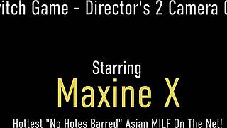 Maxine X Latina Crush Suck Two Cocks