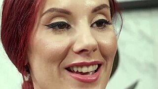 Check out Kelly Caprice sucking Seth Gamble's huge dick during wet nuru massage