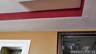 Two old men fuck young ass hard!