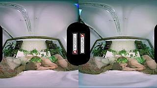 Hey, poison ivy cosplay vr has this stunning redhead getting her pussy smashed in the garage